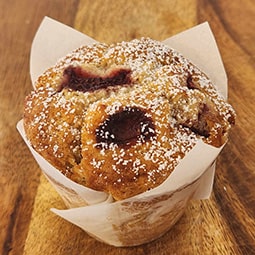 Strawberry Muffin Slice